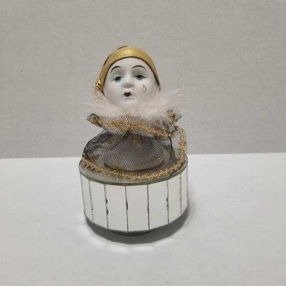 Vintage porcelain clown music box - Picture 9 of 9